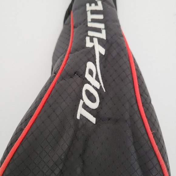 Top-Flite Driver Head Cover Red Black Headcover - Picture 3 of 5